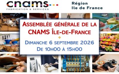 Assemblée Générale 2026 de la CNAMS Île-de-France : réservez la date !